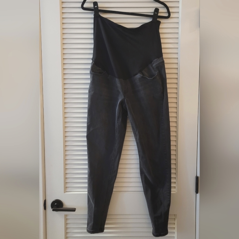 Time and Tru - (Maternity) Black & Grey Jeans With Pockets